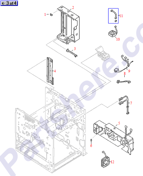 HP parts picture diagram for RG5-1921-000CN, RG5-4306-050CN, RG5-4301-040CN, RG5-4357-040CN, RG5-4381-000CN, RF5-2678-000CN, RF5-1464-000CN, C4265-69006, C4214-69020, RG5-4381-000CN-R, RB1-6771-000CN, RB1-6775-000CN, RG5-1921-000CN-R, RG5-4300-000CN, RG5-4357-000CN, RG5-1921-000CN-C, RG5-4381-000CN-C